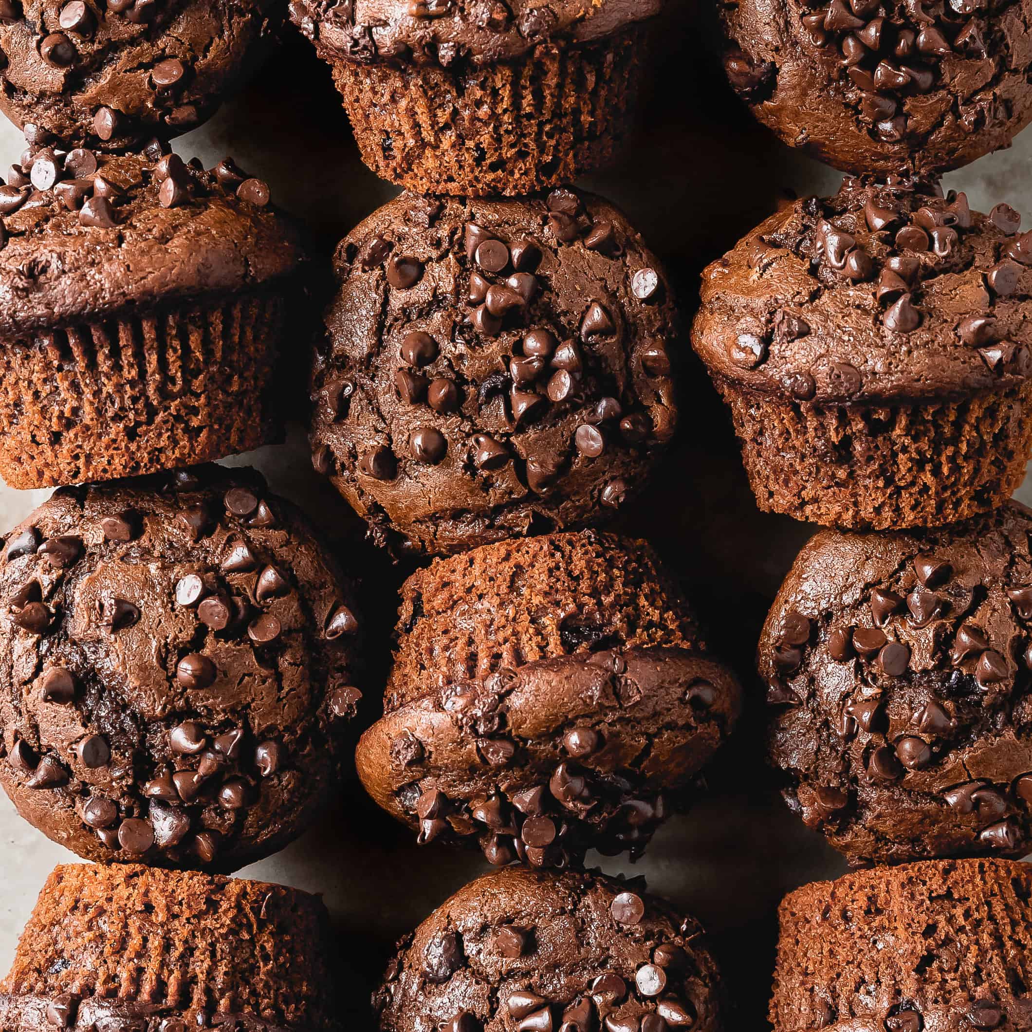Double Chocolate Chip Muffins